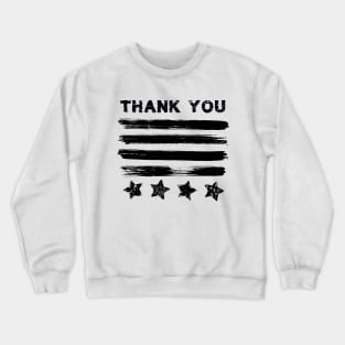 Veterans Day : Remembering Those Who Served Honorably in the United States Armed Forces in Black Type on a light background Crewneck Sweatshirt